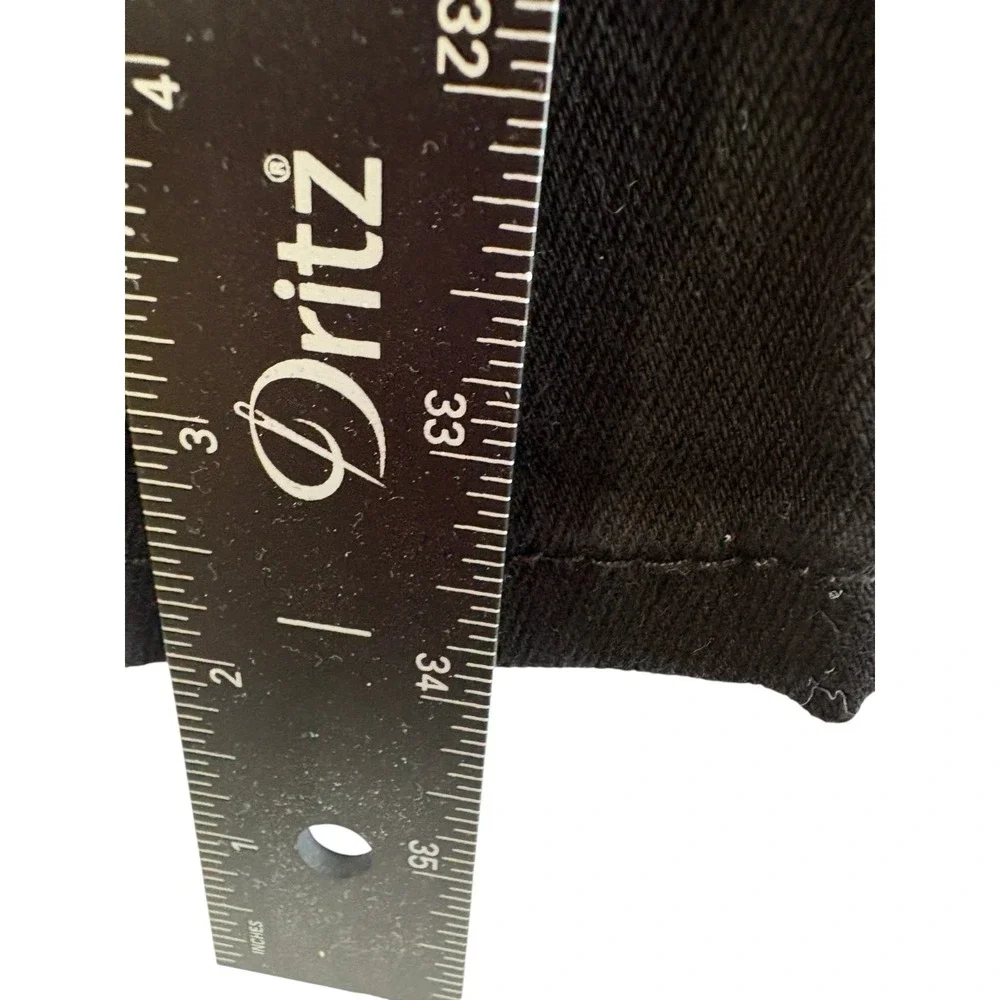 Levi's 511‎ Slim Fit Straight Jeans Mens 32x34 (32x33.5) Black Denim Dark Wash